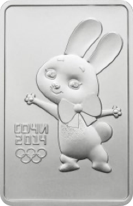 Реверс монеты Зайка