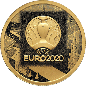 Реверс монеты Чемпионат Европы по футболу 2020 года (UEFA EURO 2020)